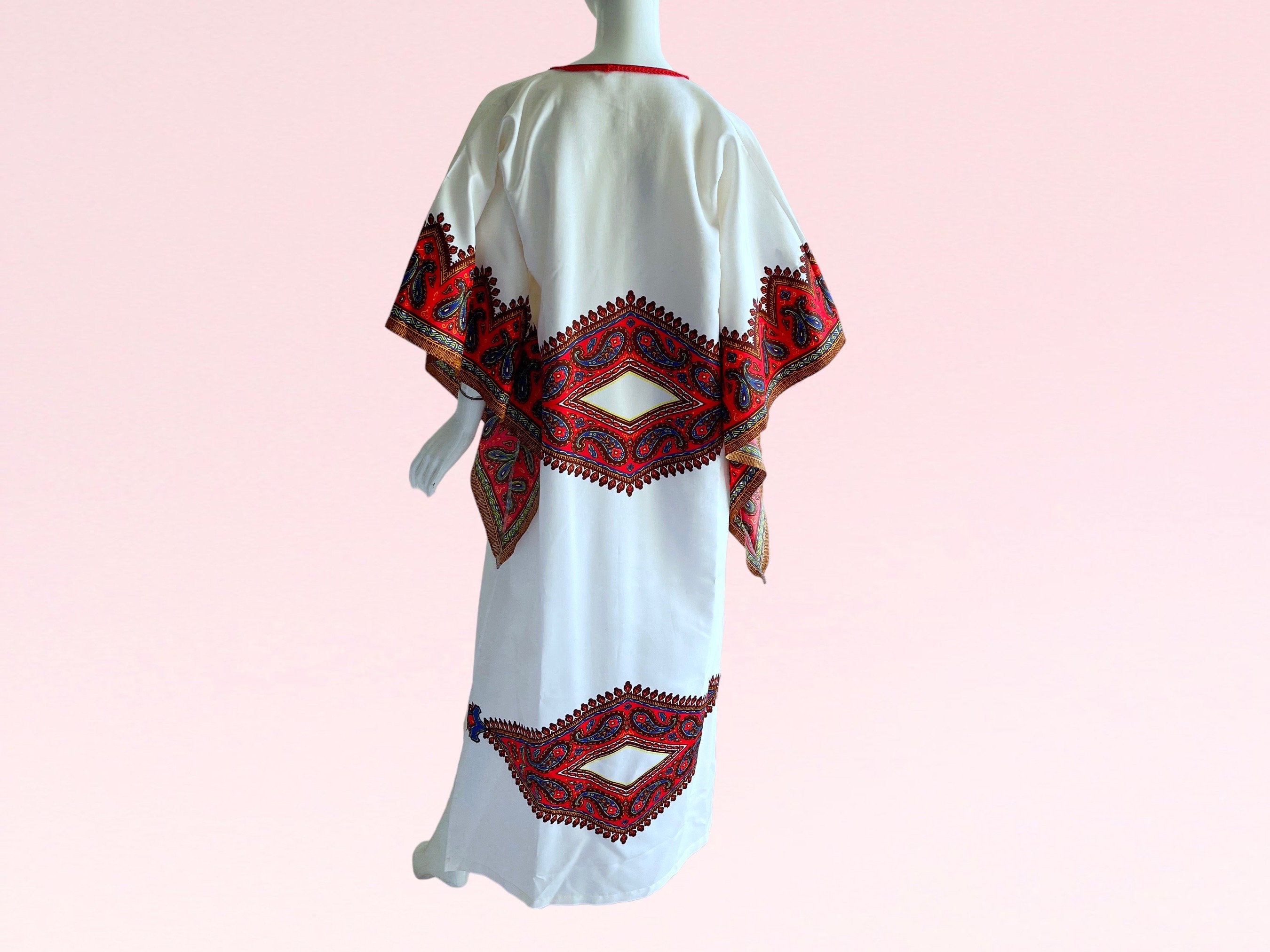 1970s Vintage Psychedelic Dashiki Kaftan Kimono Hippy Bohemian Luxe ...