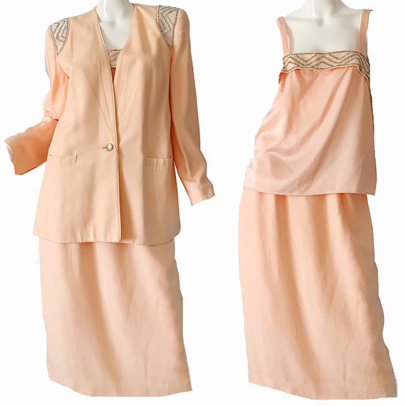 Vintage 80s Nolan Miller Dress Suit / Disco Dynas
