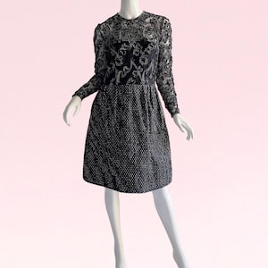 white christmas dresses 1960s vintage embellished silk chiffon cocktail gown / 70s / Diana Ros –  Top of the Shops Boutique
