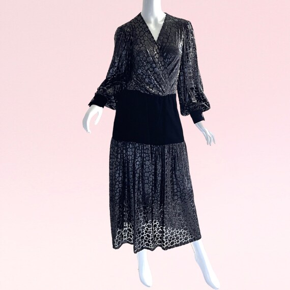 1970s Vintage Givenchy Nouvelle Boutique Dress Sara Fredericks 