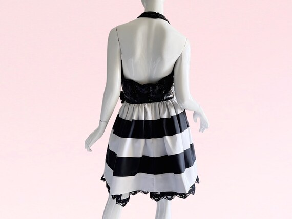 1980s Vintage Bill Blass Sequin Dress, Mod Cockta… - image 5