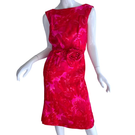 1950s Vintage Harvey Berin Silk Dress - image 3