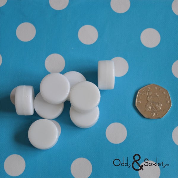 Small Rattle Discs - Specialist Noise Insert for Handmade Toys