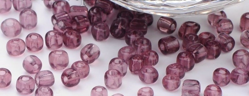 24 jewelry making beads supplies beading supplies violet seed 50 Grams Violet beads glass beads craft seed beads violet glass beads