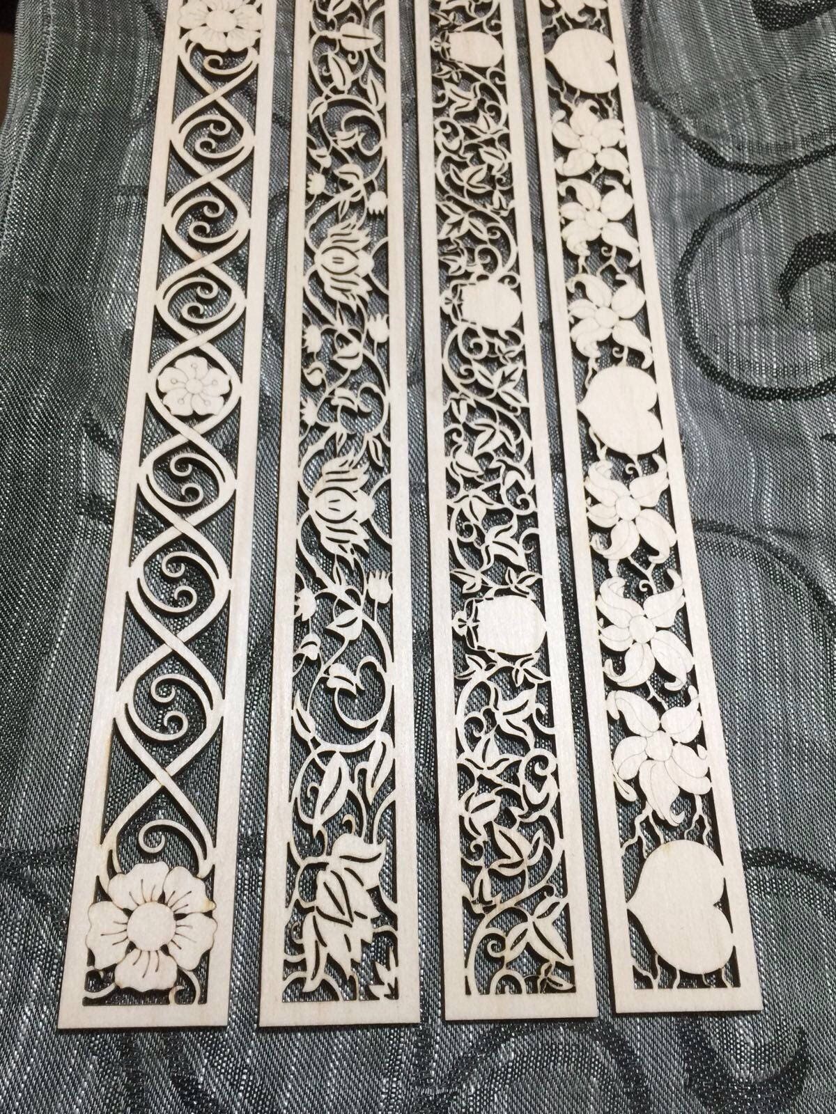 Fretwork filigree decorative strips Etsy