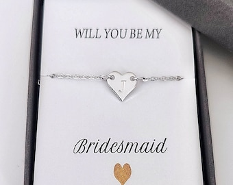 Bridesmaid gifts, bridesmaid bracelets, jewellery, maid of honour gift, wedding jewellery, gift for her, flower girl gift, bridal party gift