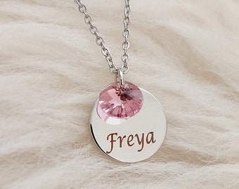 Name Necklace, Birthstone, Personalised Gifts, Necklace women, Gifts for couples, Anniversary gift, Christmas Gift, Girlfriend Gifts, Custom