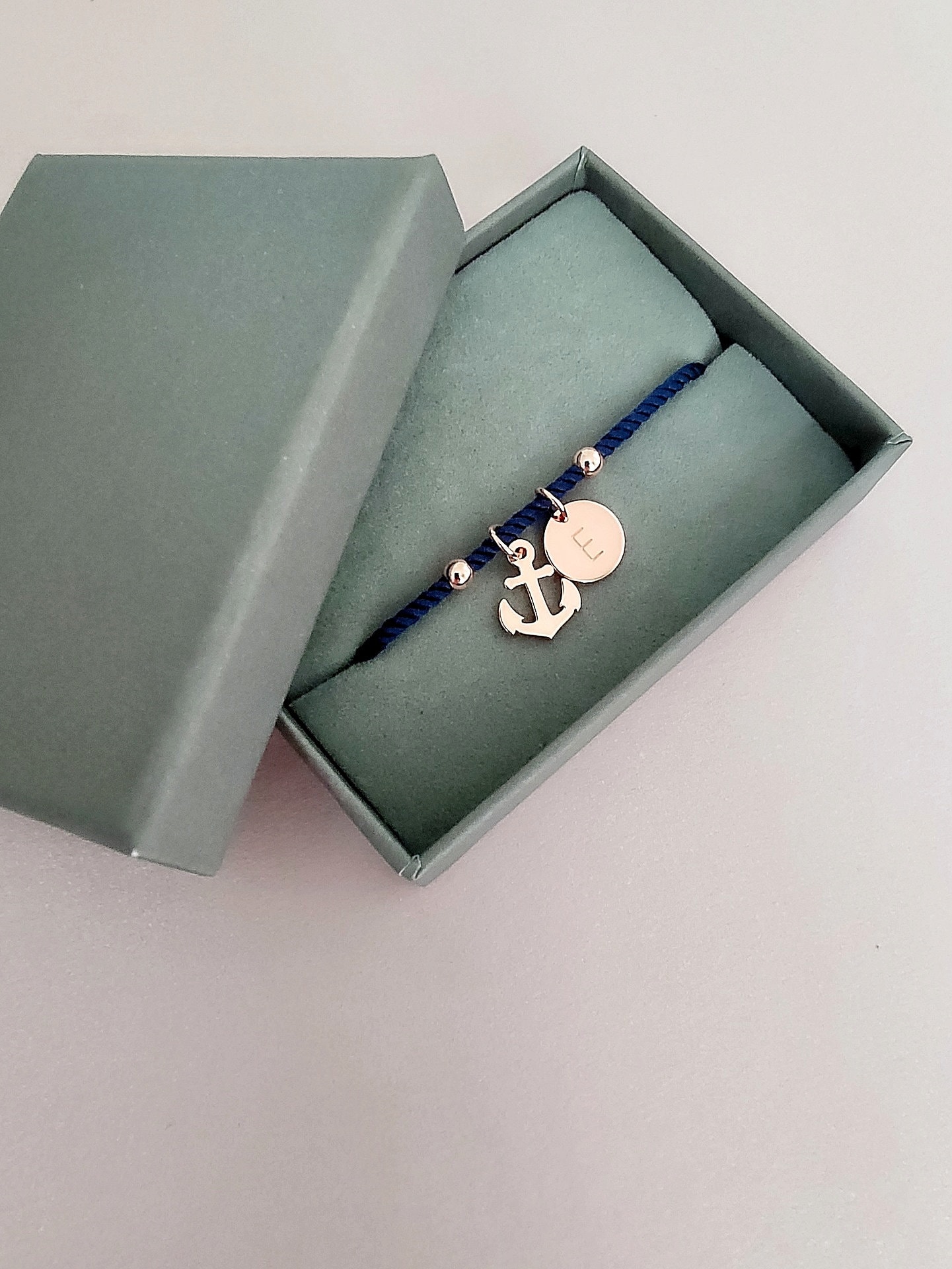 Anchor bracelet, initial bracelet, personalised jewellery, personalised gift, gifts for her, gifts for him, sea lovers gift, Christmas gift