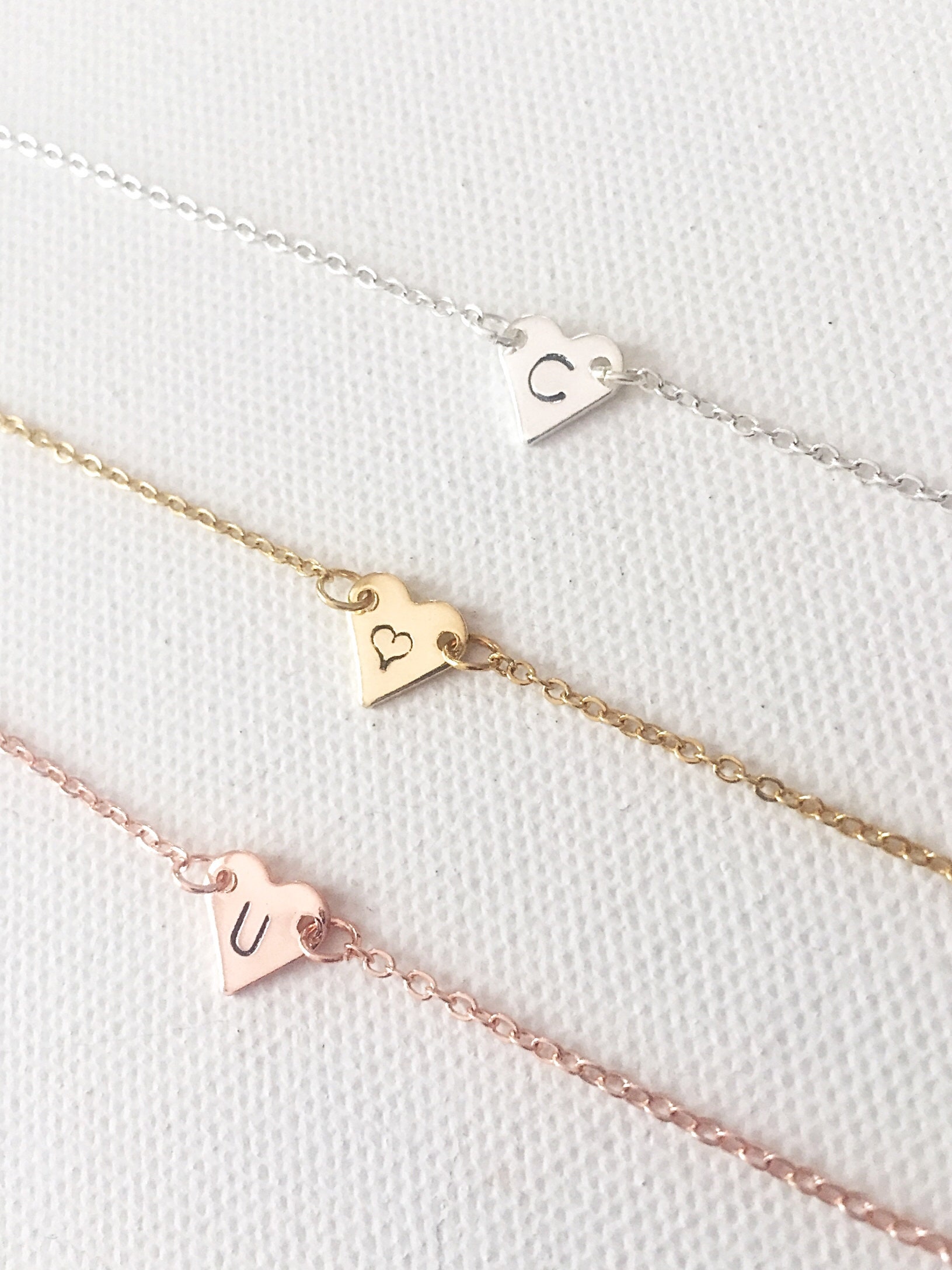 Braccialetto Rosa Con Lettera A Regolabile - Ciondolo Cuore, Scatola Regalo, Per Ragazze 4-18 Anni