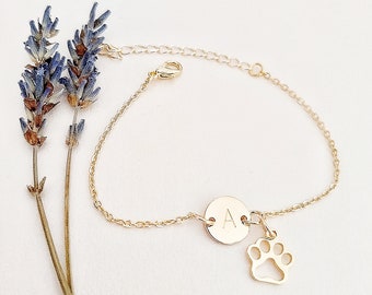 Paw Print Bracelet - Etsy