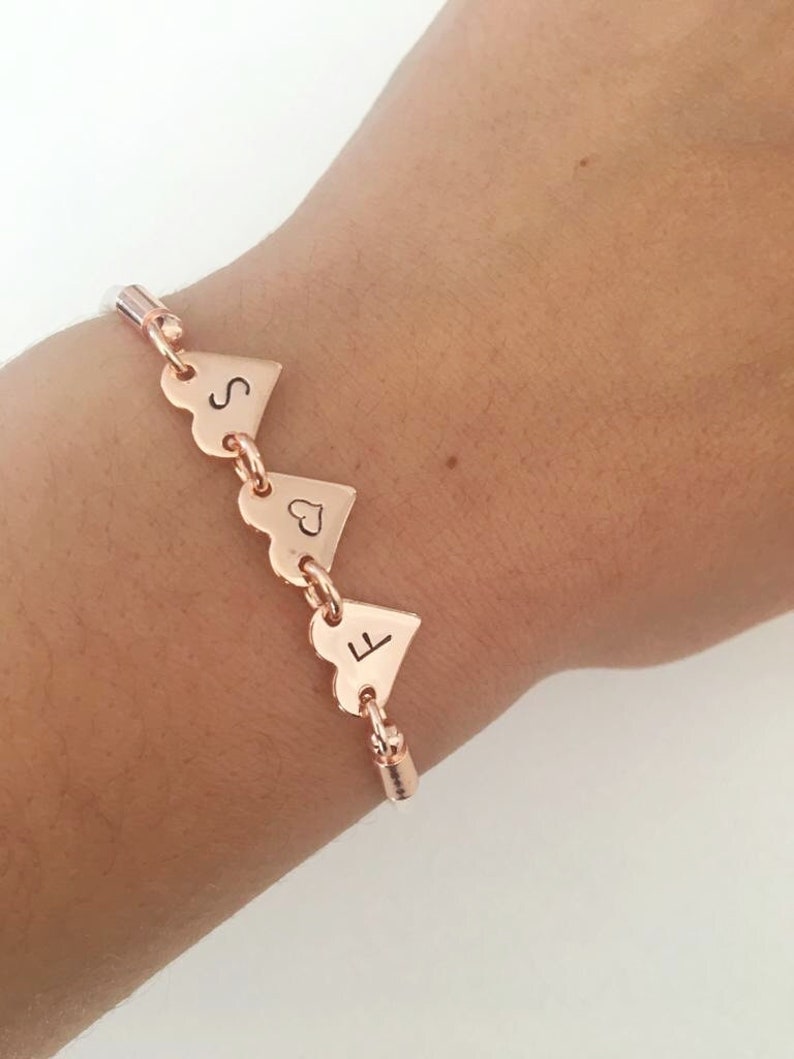 Personalised Bracelet Girlfriend Gift Valentines Gift for Etsy