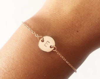 Personalisierter Initial Armband, Brautjungfer Geschenk, Hochzeitsschmuck