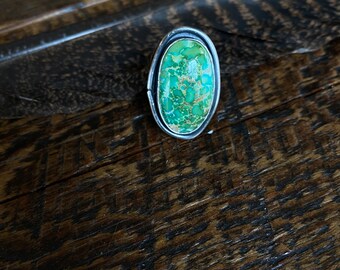 Large Sonoran Gold Turquoise Statement Ring