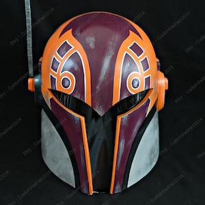 Sabine Wren Helmet v2 Wearable Halloween Costume Cosplay Movie Party Prop Comic DJ Mask ST12