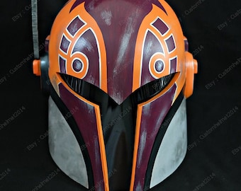 Sabine Wren Helmet v2 Wearable Halloween Costume Cosplay Movie Party Prop Comic DJ Mask ST12