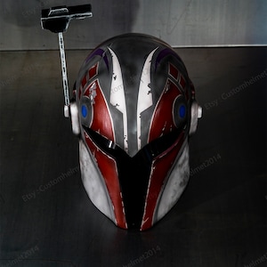 Sabine Wren Helmet Ahsoka Wearable Halloween Costume Cosplay Movie Party Prop Comic DJ Mask ST24