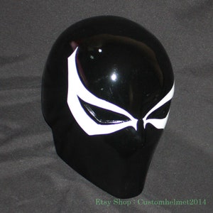 1:1 Wearable Custom Halloween Costume, Agent Venom Helmet DJ Mask ...