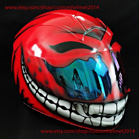 Custom Helmet Painted Custom Motorcycle Helmet Superbike Etsy