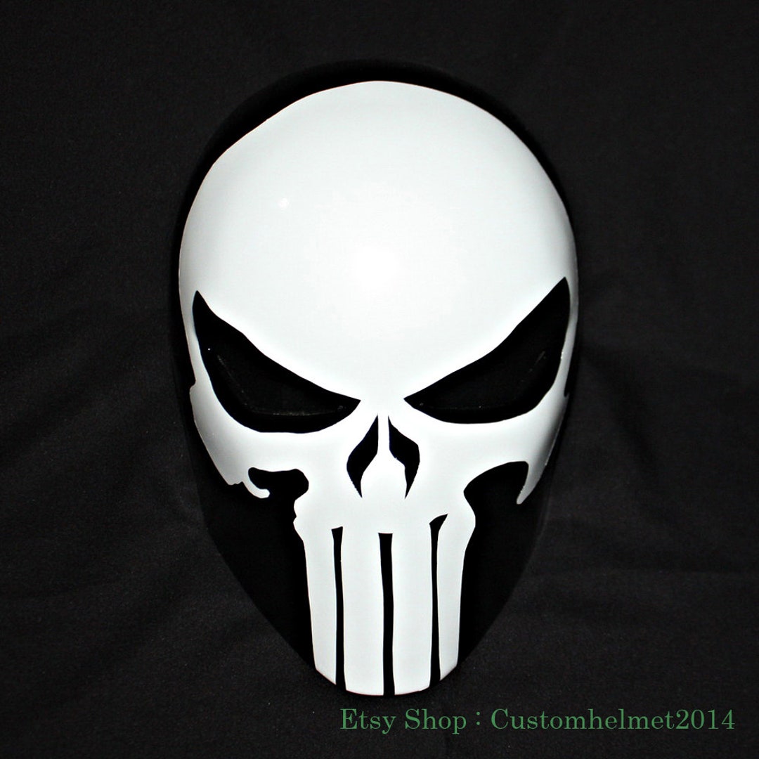 1:1 Wearable Custom Halloween Costume, the Punisher Helmet DJ Mask ...