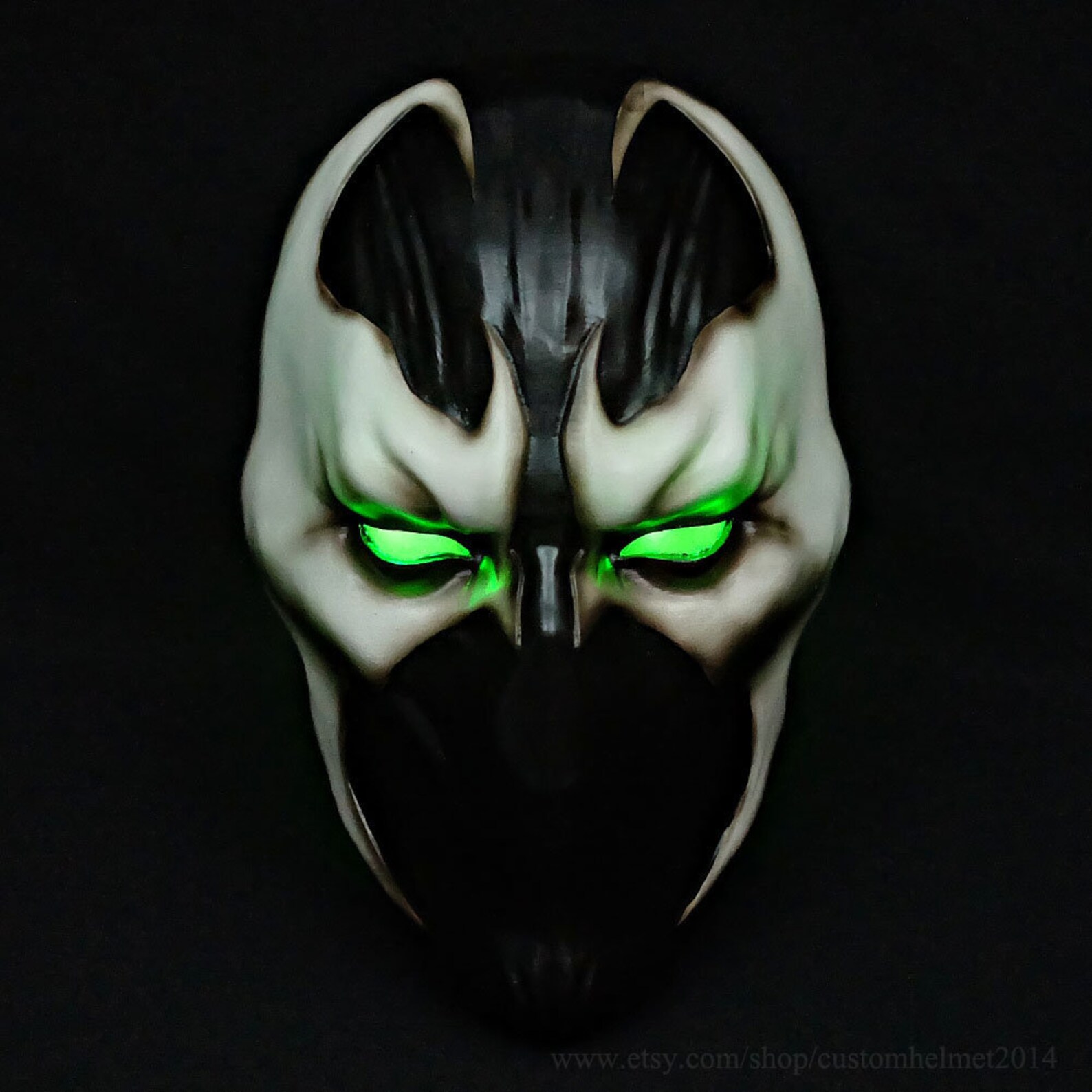 LED Mortal Kombat Spawn Helmet Mask Halloween Costume Cosplay Etsy UK