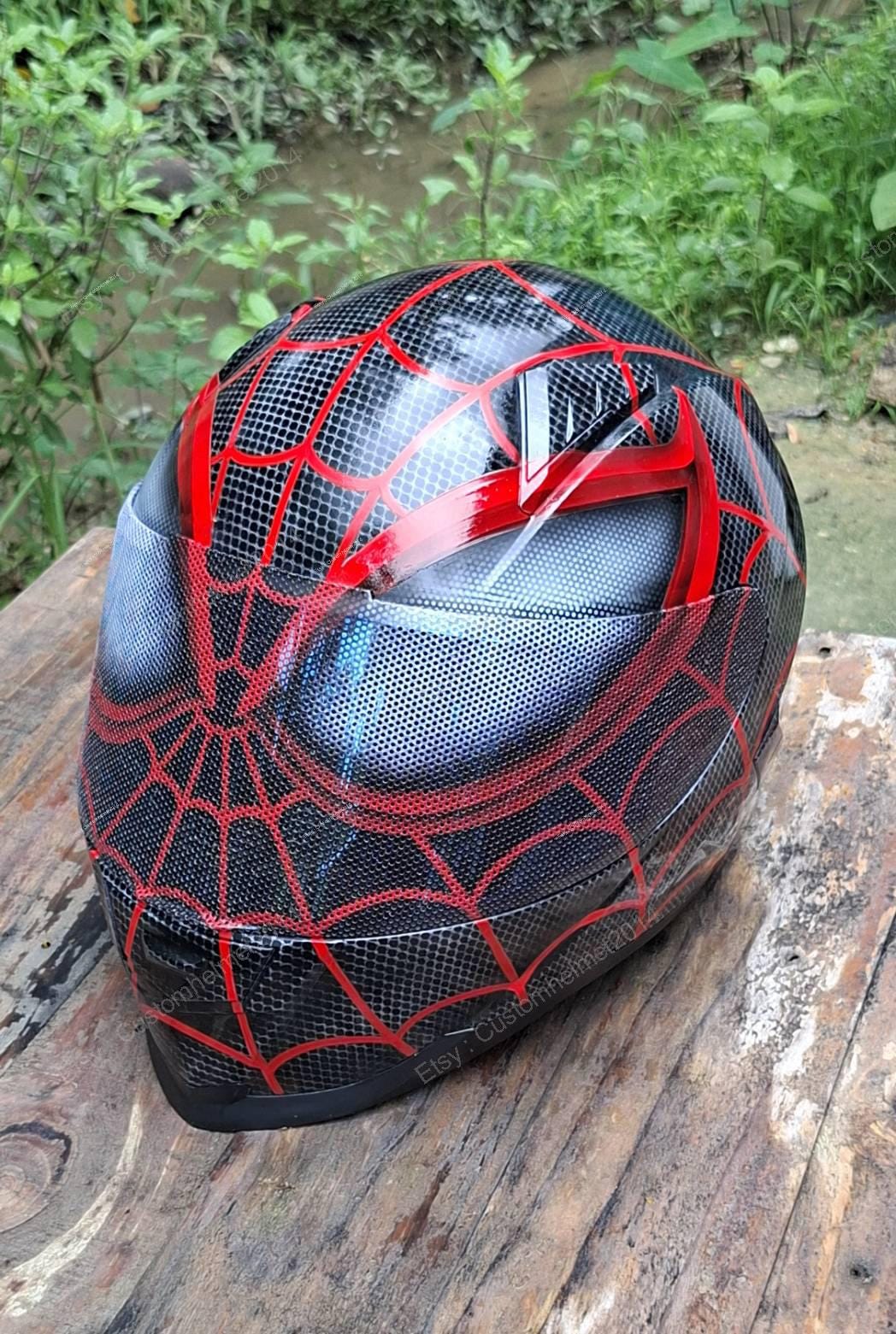 Spiderman Motorcycle Helmet