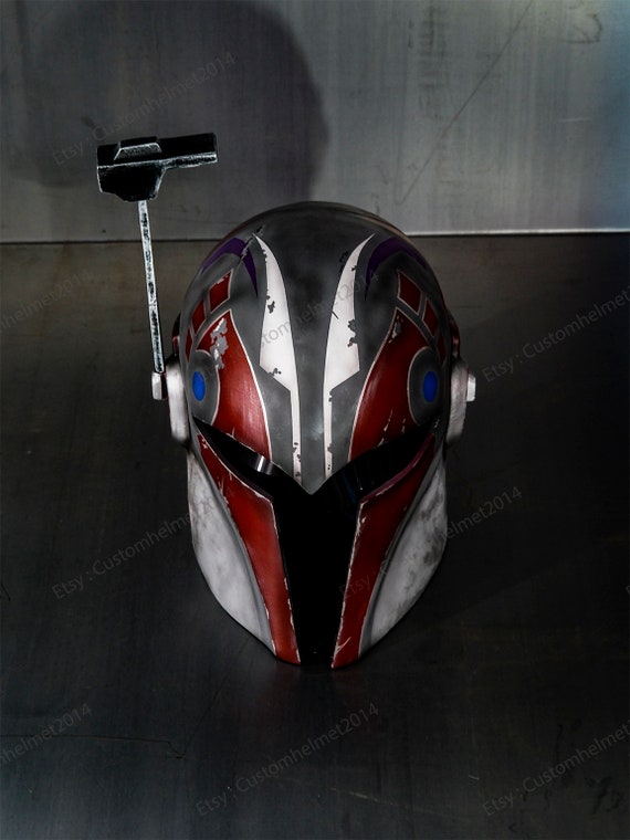 Sabine Wren Helmet Ahsoka Wearable Halloween Costume Cosplay Movie Party Prop Comic DJ Mask ST24