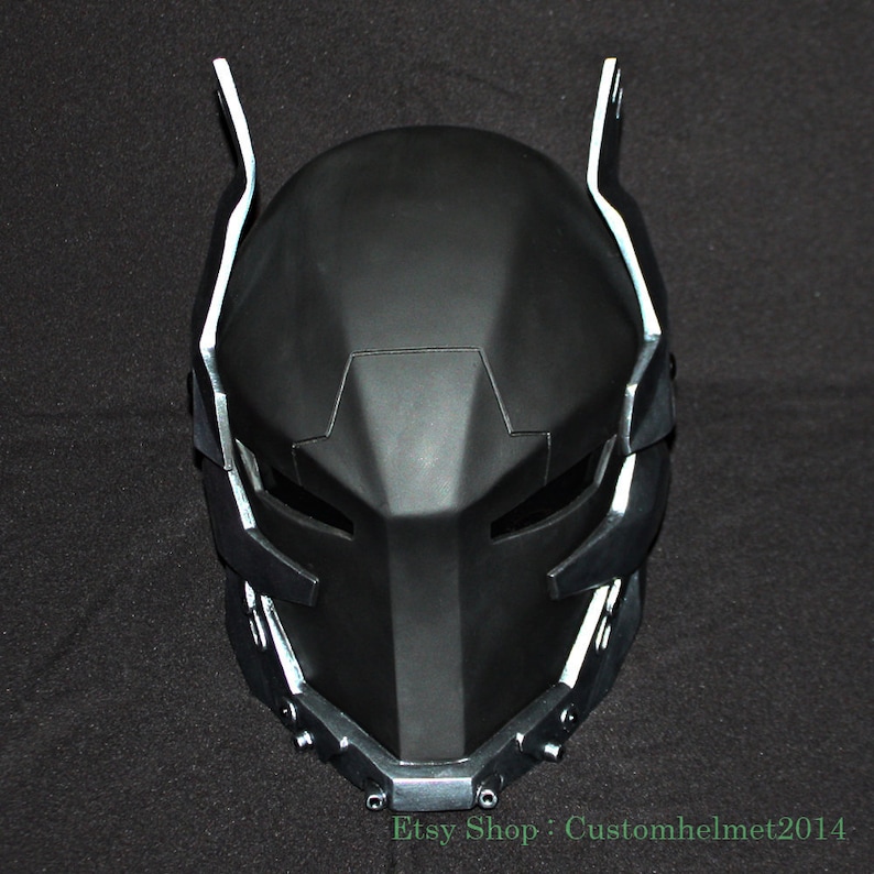 Arkham Knight Helmet Red Hood Jason Todd Mask Cosplay Halloween Costume Armor Suit M202 Finished Helmet