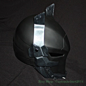 Arkham Knight Helmet Red Hood Jason Todd Mask Cosplay Halloween Costume Armor Suit M202 image 3