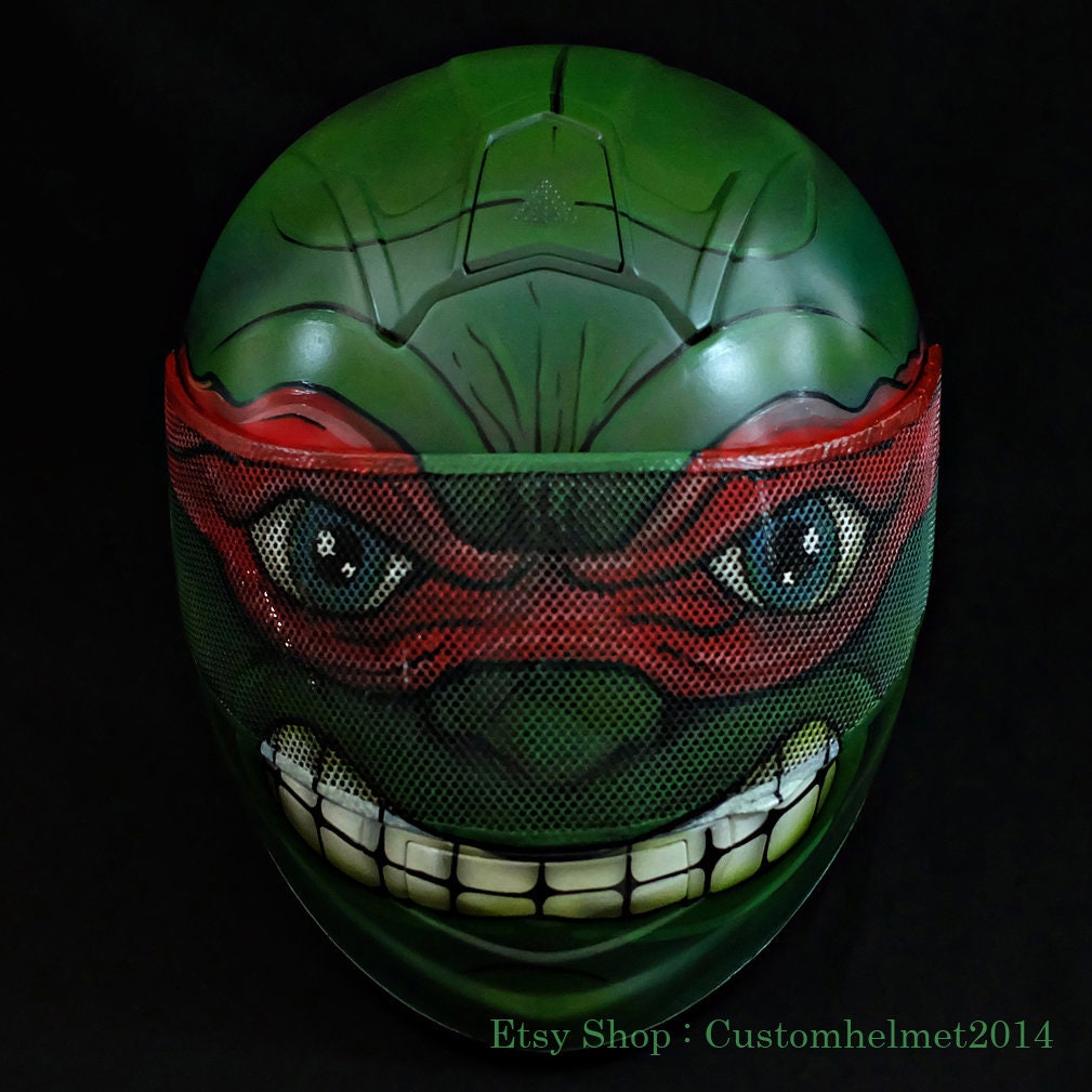 Custom Ninja Turtles helmet Custom motorcycle helmet Etsy