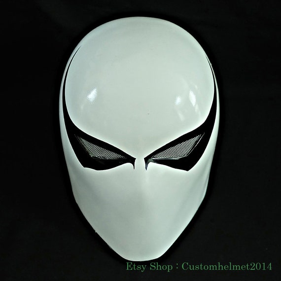 White Agent Venom Helmet Cosplay Mask Halloween Costume Movie | Etsy