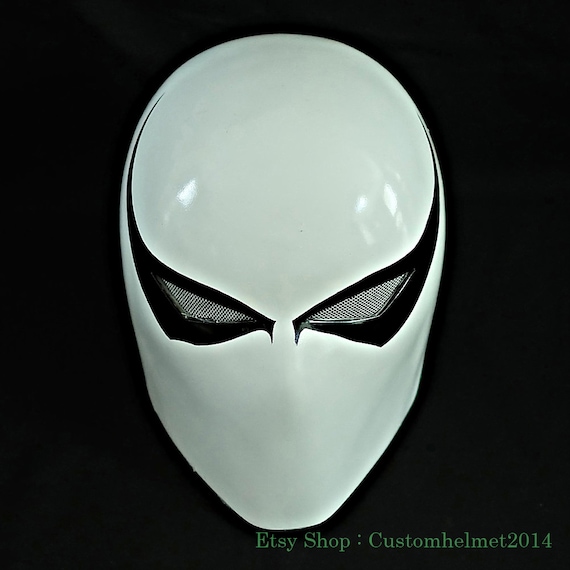 White Agent Venom Helmet Cosplay Mask Halloween Costume Movie | Etsy