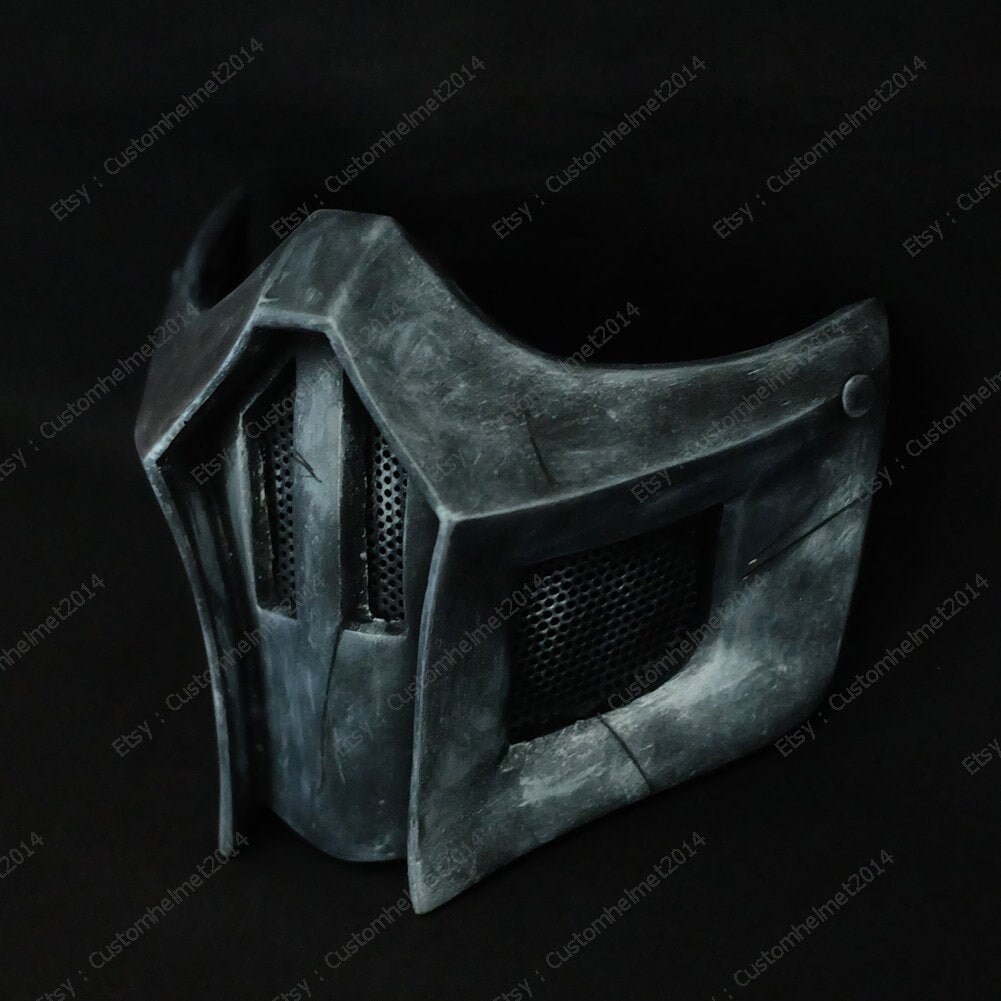  Karc Noob Saibot Mask MK 11 Cosplay Costume Prop for Men :  Clothing, Shoes & Jewelry