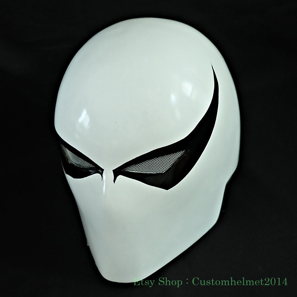 White Agent Venom Helmet Cosplay Mask Halloween Costume Movie | Etsy