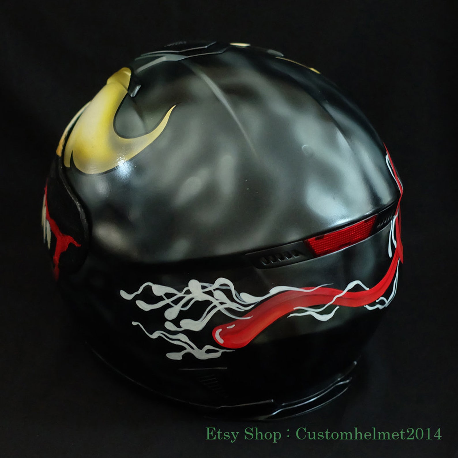 Custom Venom helmet Custom motorcycle helmet Superbike | Etsy