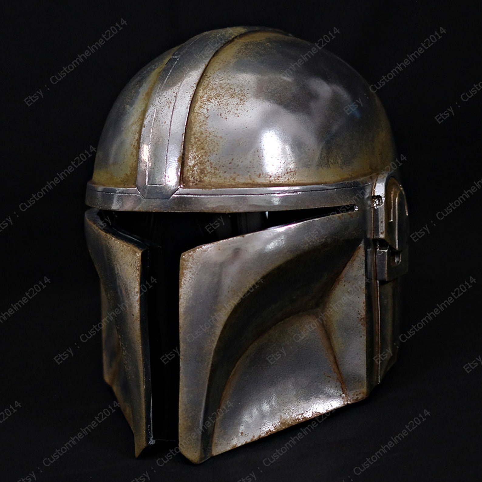Mandalorian Helmet Cosplay the Variant Mando Airsoft Mask Etsy