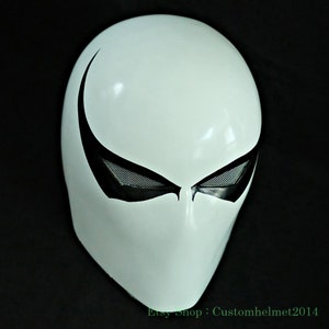 White Agent Venom Helmet Cosplay Mask Halloween Costume Movie - Etsy