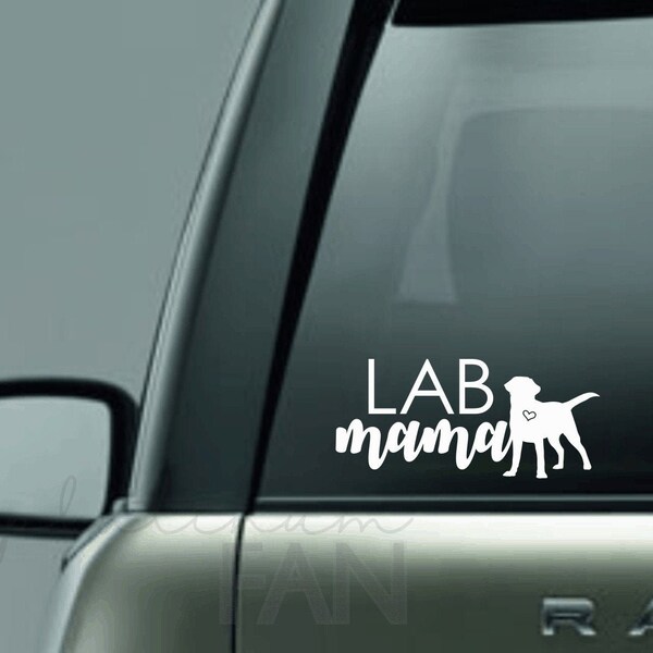 Labrador Mom Decal Etsy