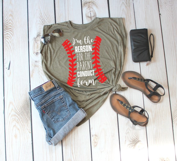 I'm The Reason For The Parent Conduct Form Tshirt Softball I'm The Reason For The Parent Conduct Form Tshirt Softball