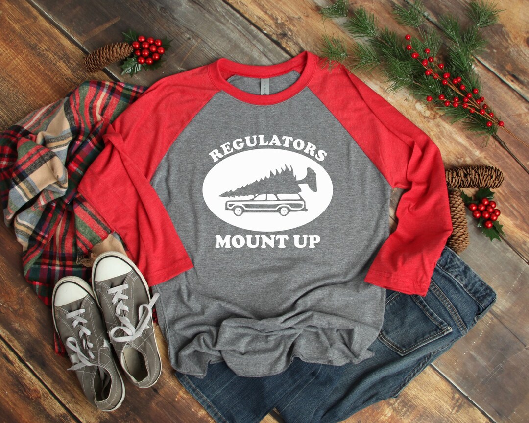 Regulators Mount up Christmas Shirt, Funny Christmas Shirt, 90s Rap Christmas Tshirt, Christmas