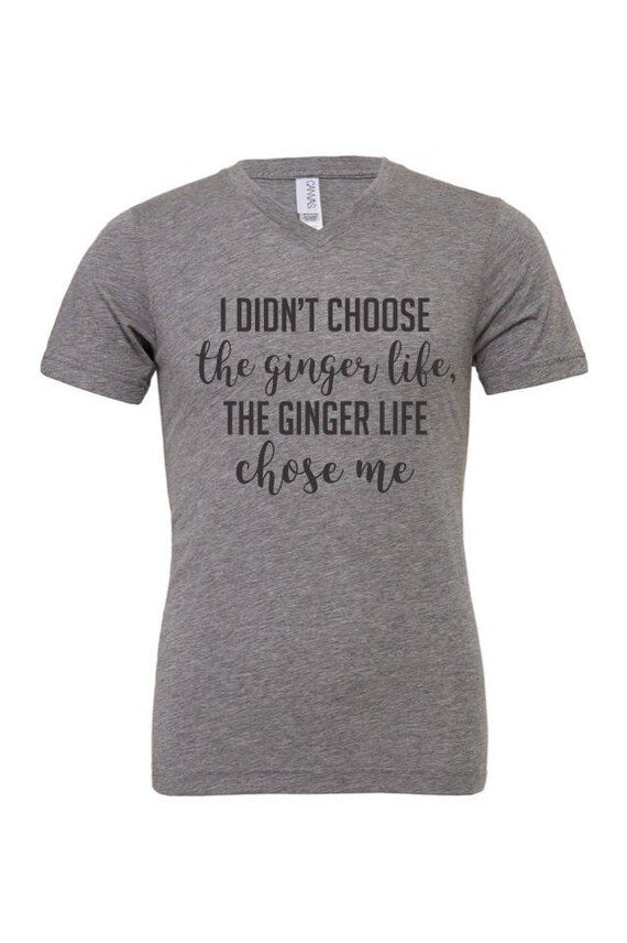 ginger t shirts funny