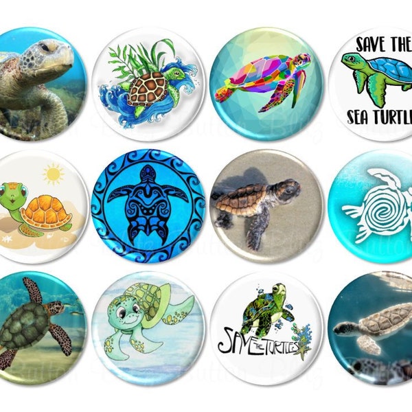 Turtle Pins - Etsy