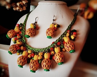 Vintage mexican style inspired jewelry set