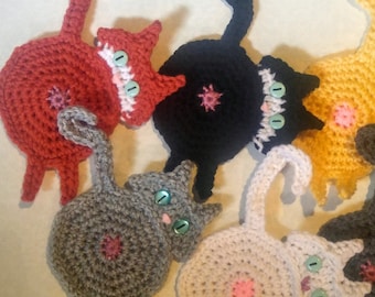 Cat Butt Coasters CUSTOM REQUEST SHERRY