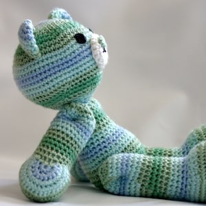 Billy the bear crochet stuffed toy knitted plushie soft toy