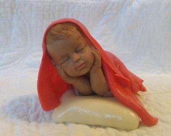 Baby in a Blanket tårtdekoration