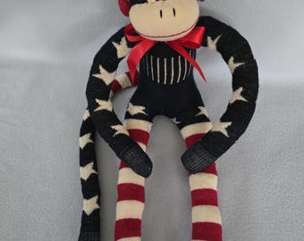 Patriotic Sock Monkey