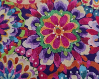 Quilting Fabric in Purple Floral