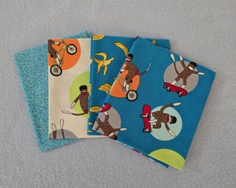 Monkey Sports Fat Quarter Variety Pack
