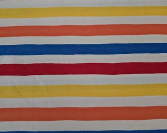 Rainbow Stripe Quilting Fabric