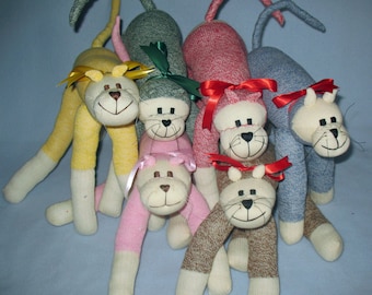 Sock Kitty made from 22 inch sock.